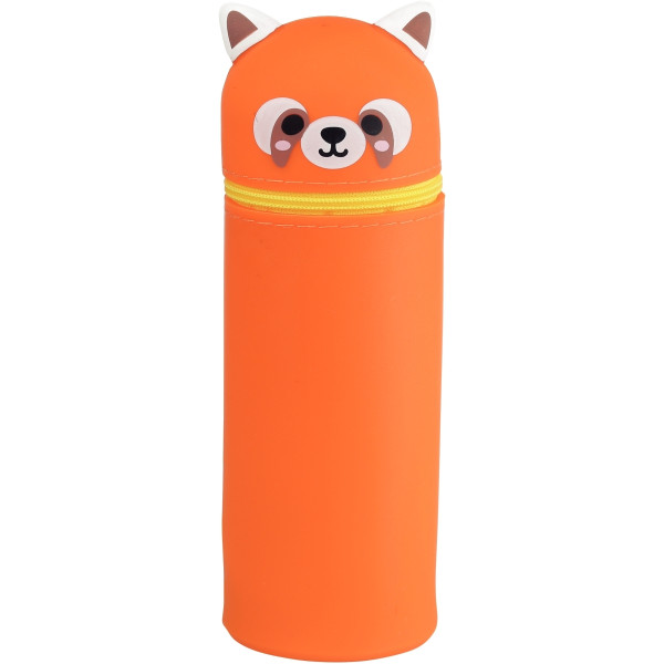 Trousse /pot a crayons panda roux