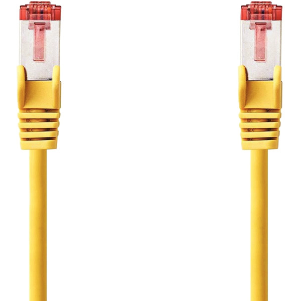 Câble RJ45 droit 6 S/FTP 10 mètres jaune