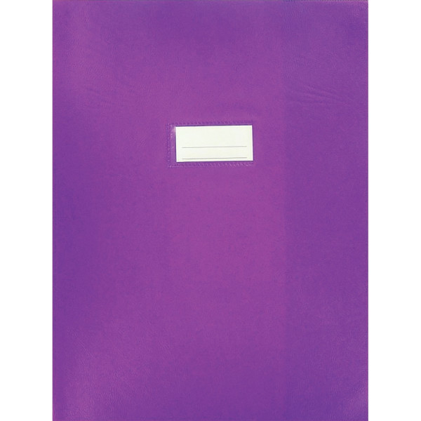 Protège-cahier épaisseur 21/100ème 24x32cm PVC coloris violet