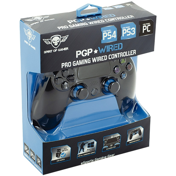 Manette filaire PGP Wired Spirit of Gamer bleu