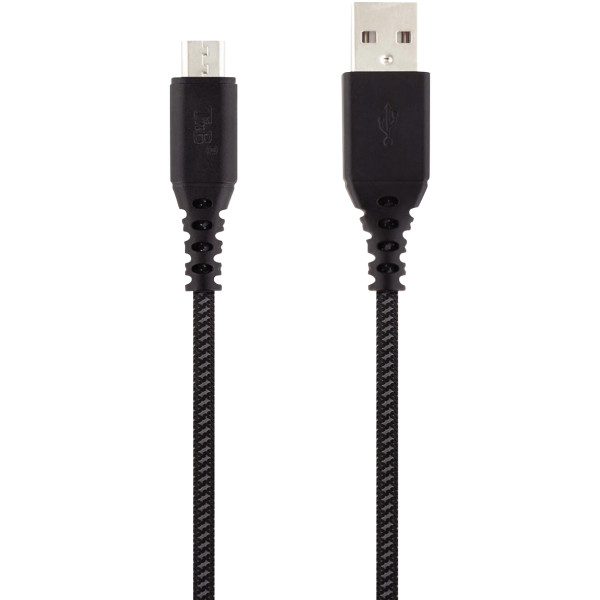 Cordon USB type A vers type micro USB B 1,5m noir