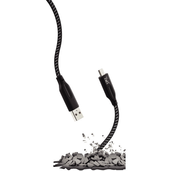 Cordon USB type A vers type micro USB B 3m noir