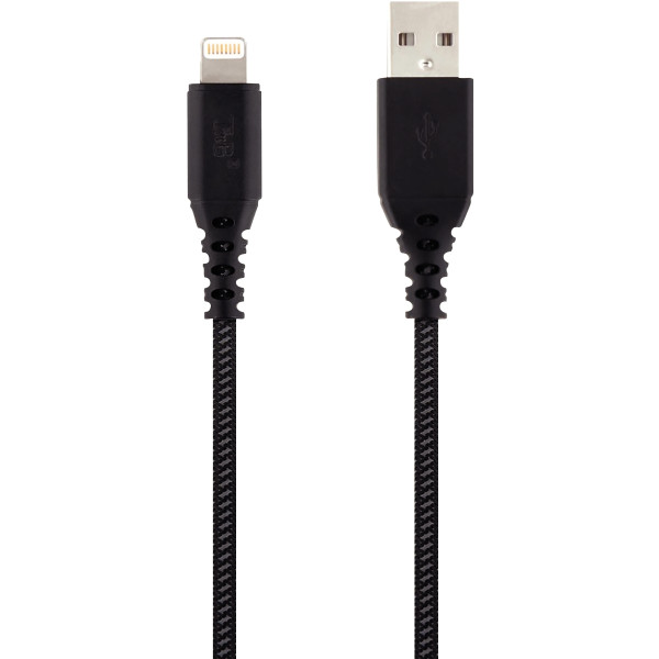 Cordon USB type A vers type Lightning 3m noir