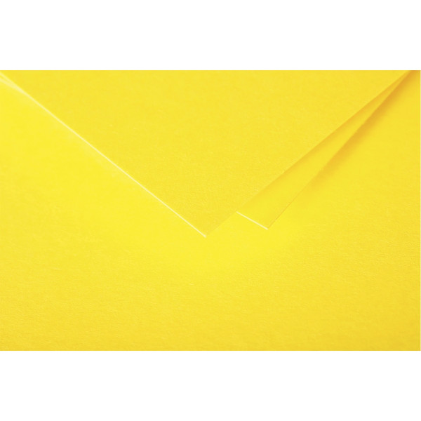 Paquet de 20 enveloppes Pollen 110x220mm 120g jaune