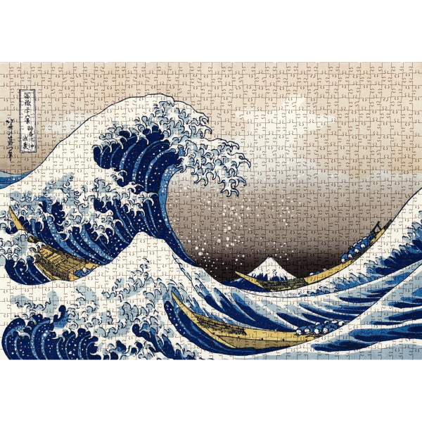 Puzzle 1000 pièces, La Grande Vague de Kanagawa d'HOKUSAI