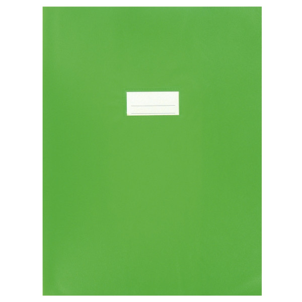 Paquet de 10 protèges-cahier épaisseur 21/100ème 24x32cm PVC coloris vert
