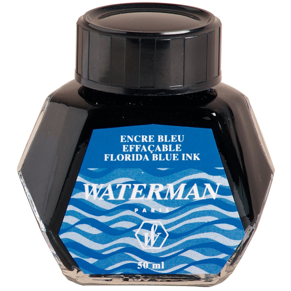 Flacon de 5cl d'encre Waterman bleue
