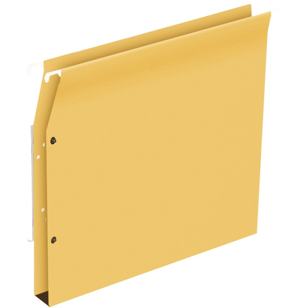 Paquet de 25 dossiers suspendus pour armoire, dos 30 mm, coloris jaune