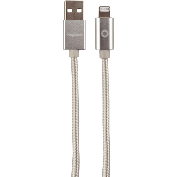 Cordon USB type A vers Lightning 1,2m gris