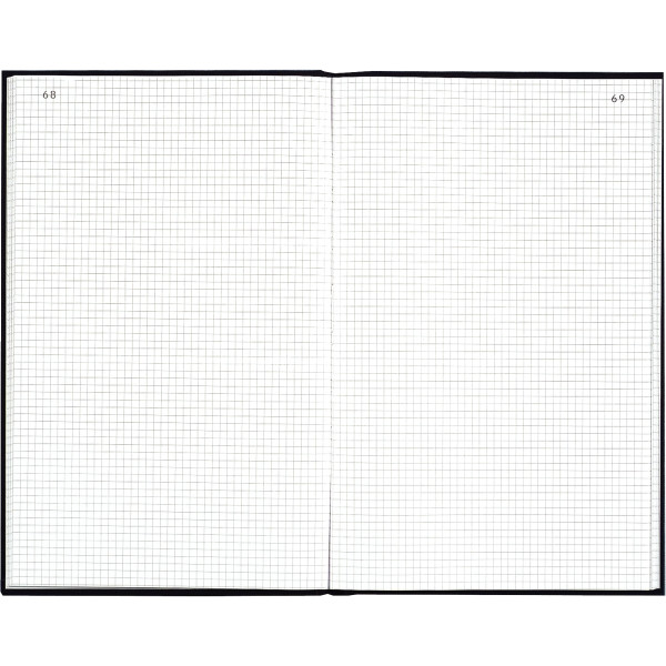 Registre toilé 200 pages foliotées, quadrillé 5x5, format 29,7 x 21 cm