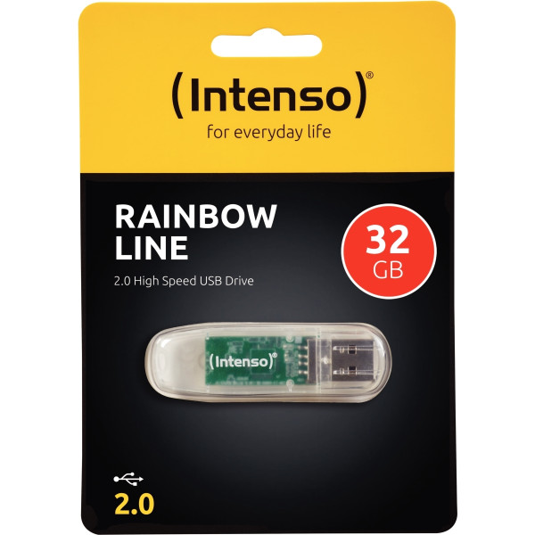 Clé USB 2,0 Intenso Rainbow 32 Go
