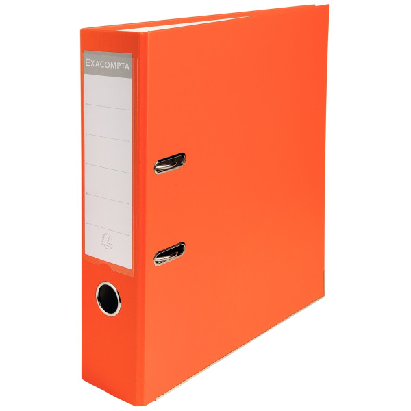 Classeur à levier pour format A4, dos 8 cm, orange