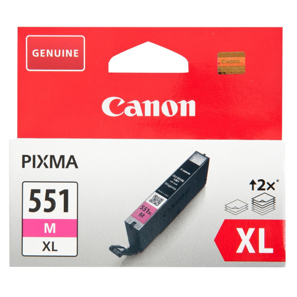 Canon 551XL cartouche jet d'encre magenta haute capacité authentique (CLI551M XL)