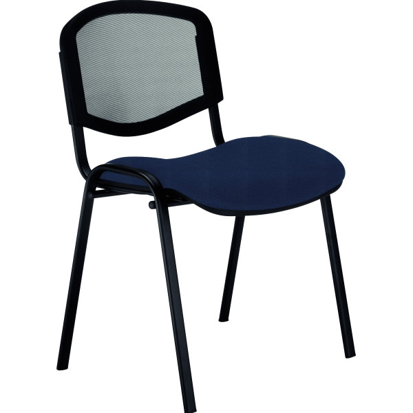 Chaise d'accueil Mesh ergonomique  bleu