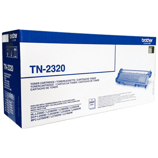 Brother TN2320 toner laser noir haute capacité authentique