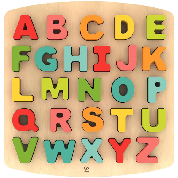 Encastrement alphabet en bois