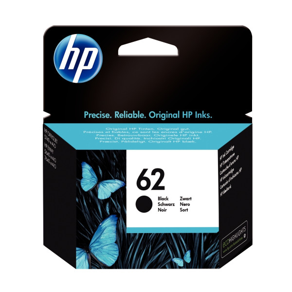 HP 62 cartouche d'encre noire authentique (C2P04AE)