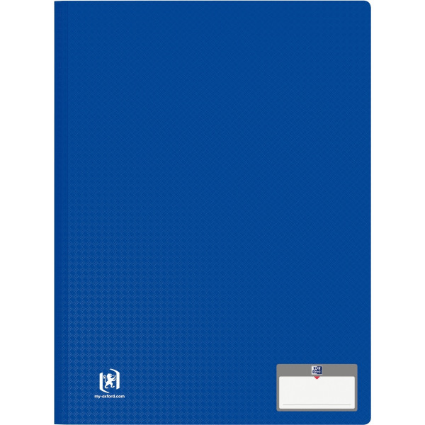 Protège-documents MEMPHIS 10 pochettes fixes 20 vues coloris bleu