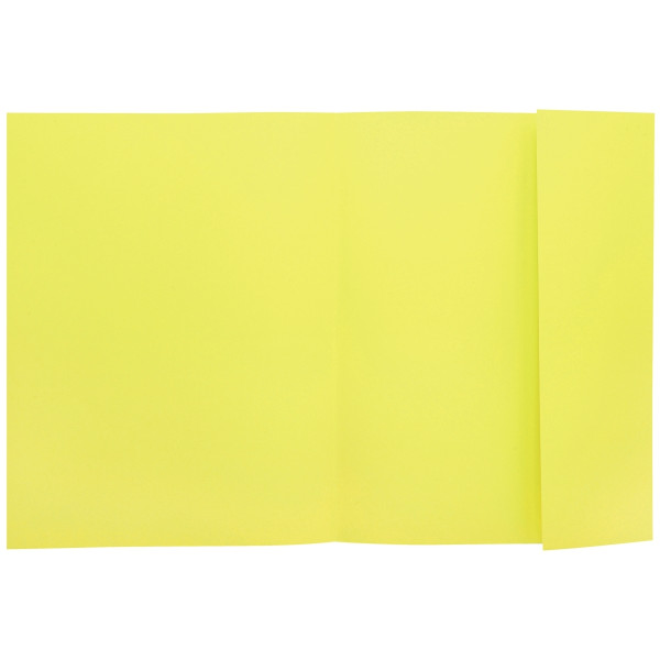 Paquet de 100 chemises 1 rabat 160g, format 24x32 cm, jaune canari