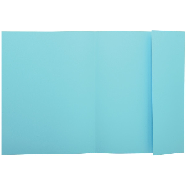 Paquet de 100 chemises 1 rabat 160g, format 24x32 cm, bleu clair
