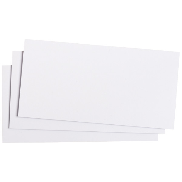 Paquet de 25 cartes Pollen 106x213mm 210g blanc