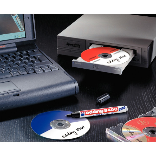 Marqueur CD et DVD E8400 noir