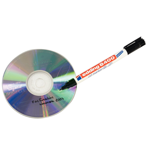 Marqueur CD et DVD E8400 noir