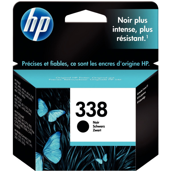 HP 338 cartouche d'encre noire authentique (C8765EE)