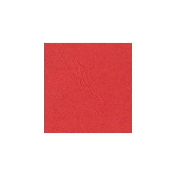 Paquet de 100 couvertures grain cuir 250g A4 rouge