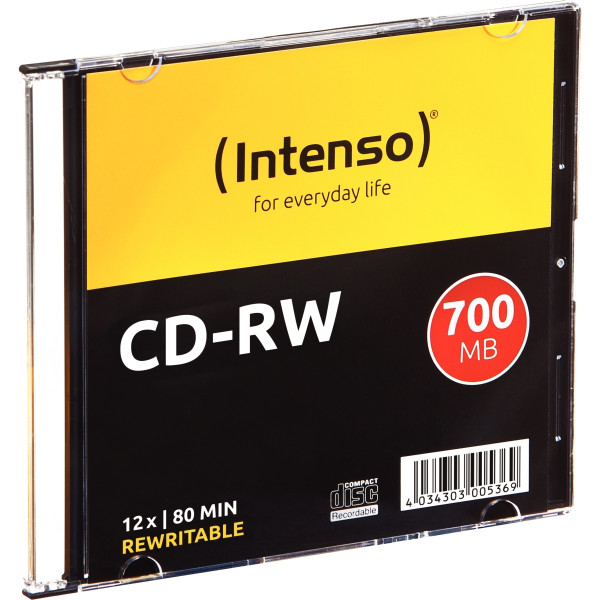 Paquet de 10 CD-RW High Speed Intenso 700 Mo 12X