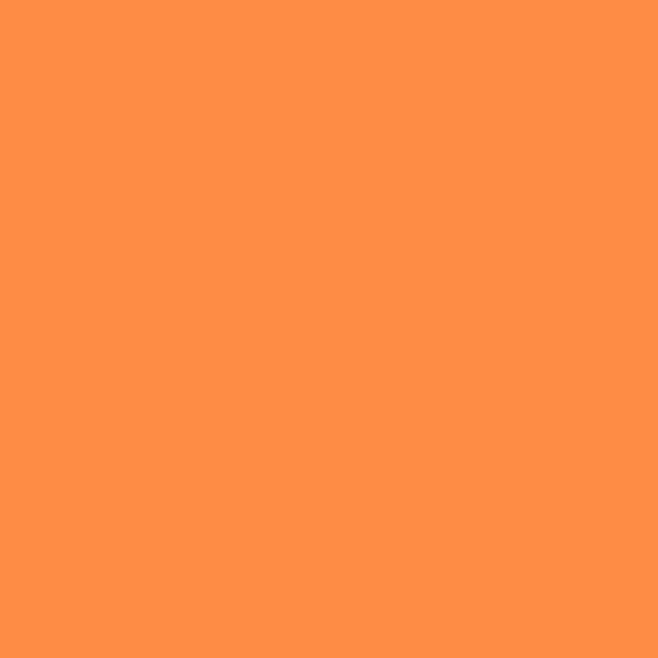 Chemise extensible toilée, orange