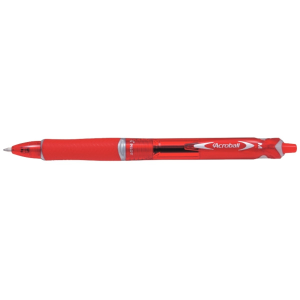 Stylo bille Acroball pointe moyenne rouge