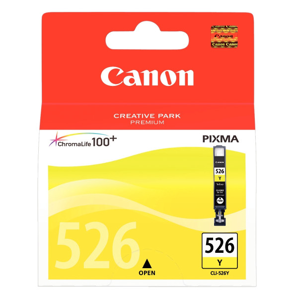 Canon 526 cartouche jet d'encre jaune authentique (CLI526Y)
