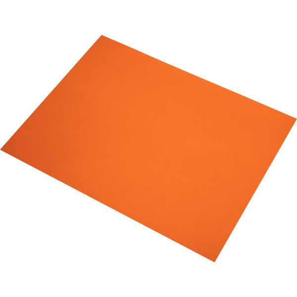 Paquet de 25 feuilles à dessin 50x65 185g orange
