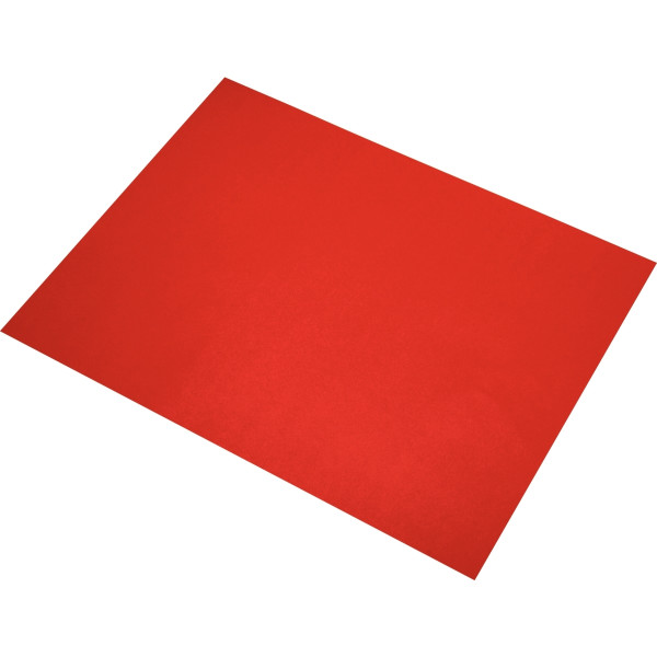Paquet de 25 feuilles à dessin 50x65cm 185g rouge