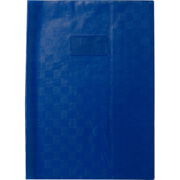 Paquet de 10 protège-cahiers avec rabats épaisseur 22/100ème 21 x 29,7 cm coloris bleu