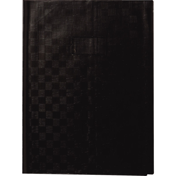 Paquet de 10 protège-cahiers avec rabats épaisseur 22/100ème 24 x 32 cm coloris noir