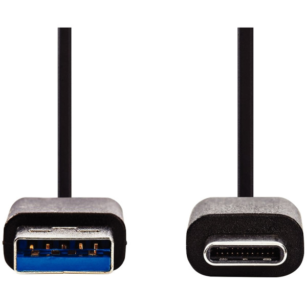 Cordon USB 3.2 type A vers type C noir 1m
