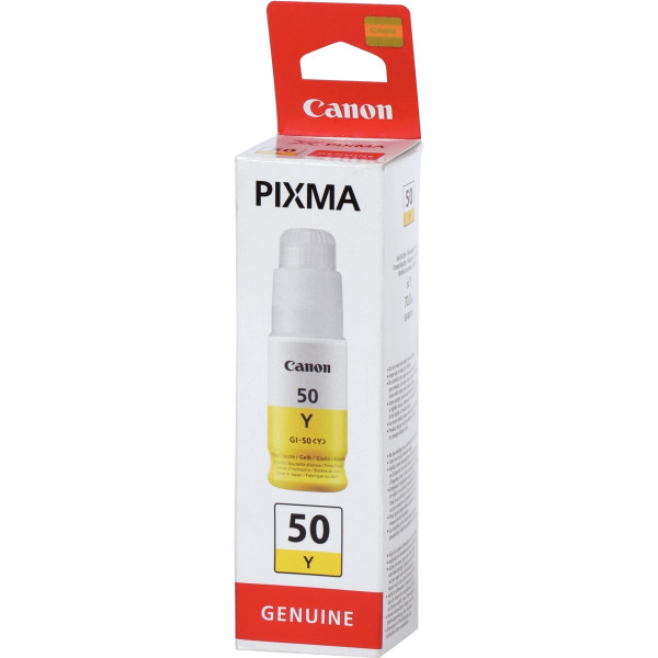 Canon 50 flacon d'encre jaune authentique (GI50Y)