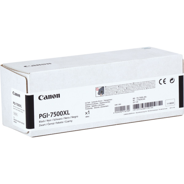 Canon 7500XL cartouche jet d'encre noire haute capacité authentique (PGI7500 XL)