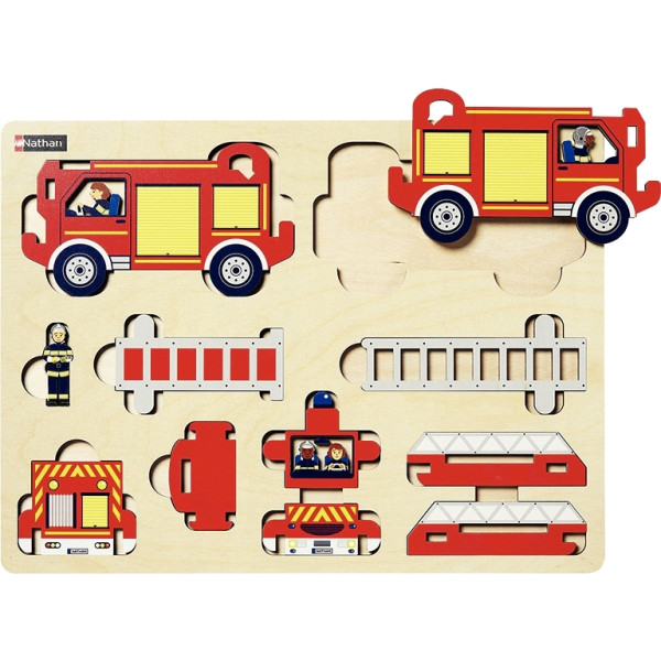 Première maquette, le camion de pompier