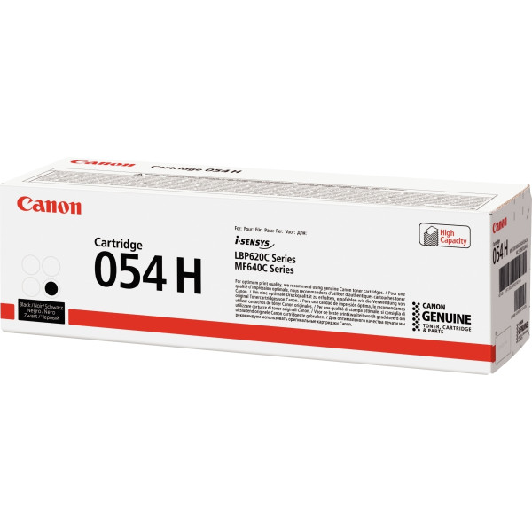 Canon 054H cartouche laser noir haute capacité authentique