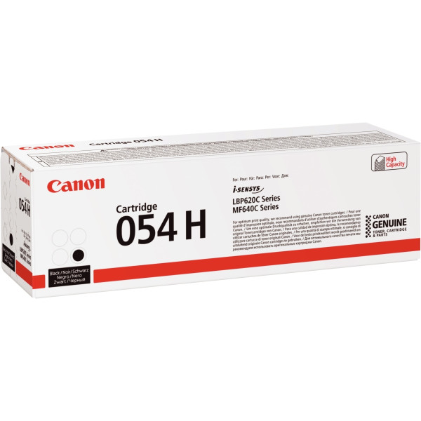 Canon 054H cartouche laser noir haute capacité authentique