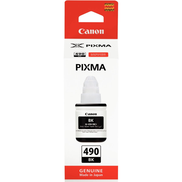 Canon 490 flacon d'encre noire authentique (GI490BK)