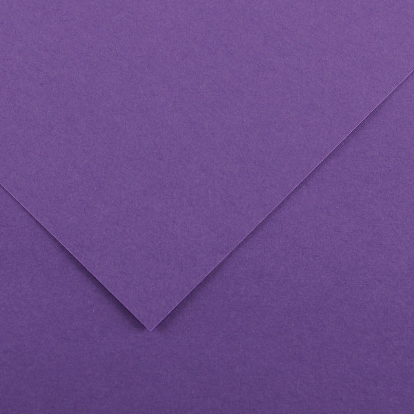 Paquet de 10 feuilles Colorline 50x65 cm 150 g violet
