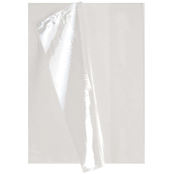 Paquet de 10 protèges-cahier épaisseur 15/100ème 21x29,7cm PVC cristal incolore