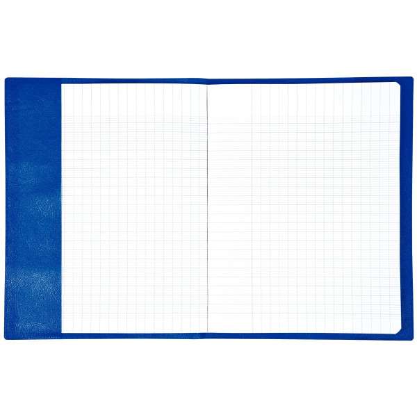 Paquet de 10 protèges-cahier épaisseur 21/100ème 17x22 cm PVC coloris bleu