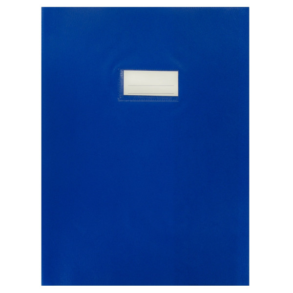 Paquet de 10 protèges-cahier épaisseur 21/100ème 21x29,7cm PVC coloris bleu