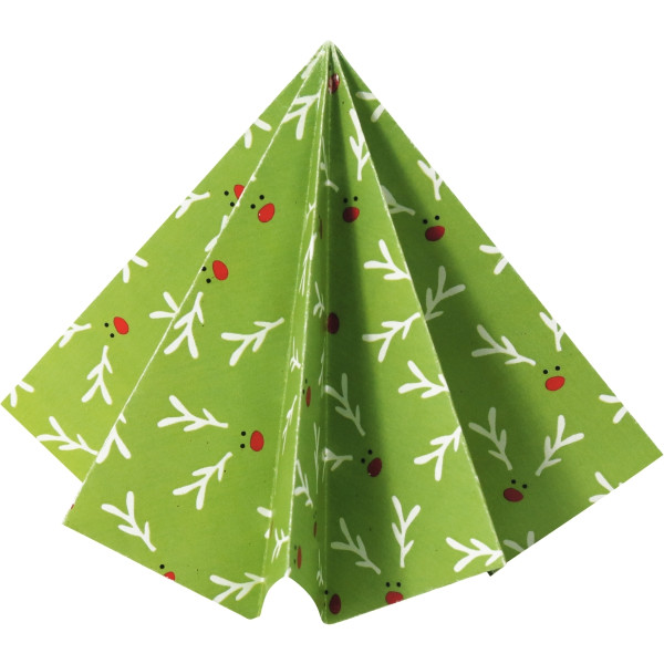 Pochette de 60 feuilles Origami Noël format 20 x 20 cm