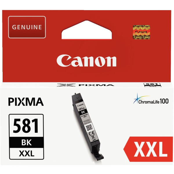Cartouche jet d'encre à la marque Canon PGI580XXLPGBK noir photo très haute capacié